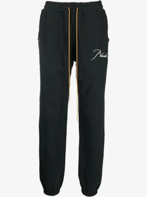 RHUDE logo-embroidered track pants