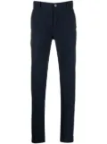 Incotex pressed-crease four-pocket chinos - Blue