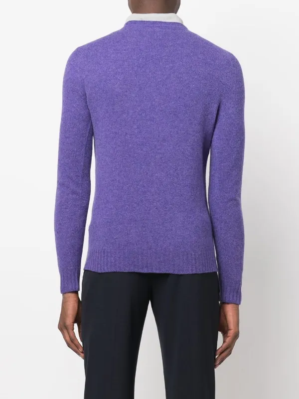 Jacob Cohën Felpa Con Colletto Stile Polo Viola FARFETCH IT