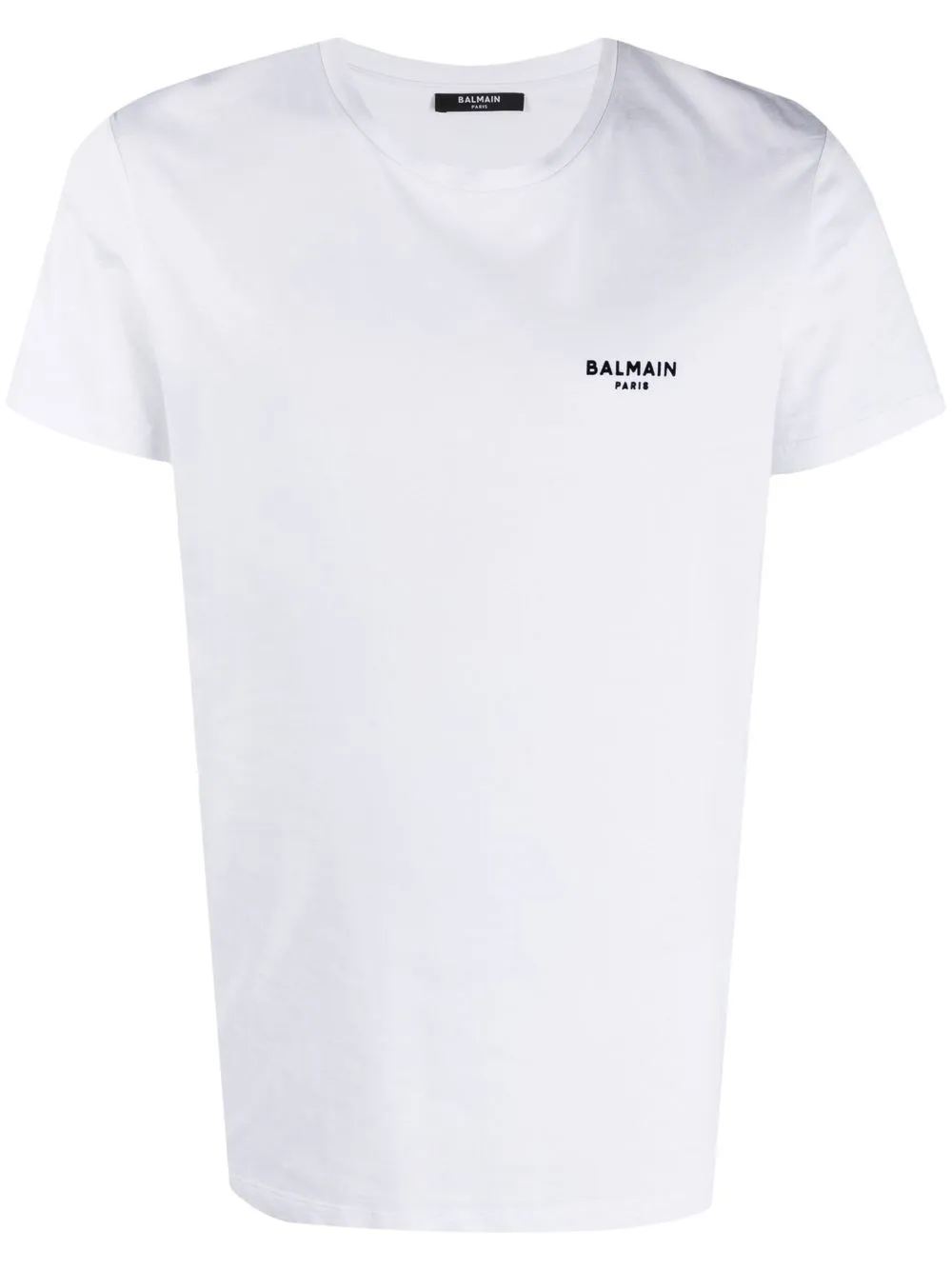 

Balmain playera con logo estampado - Blanco