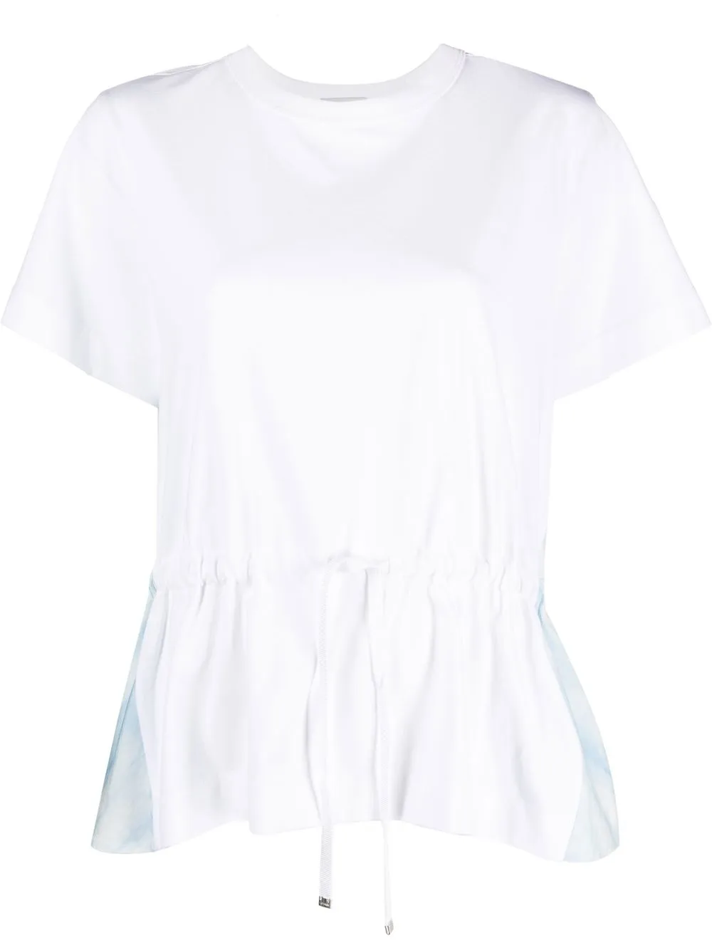 

Moncler playera con dobladillo peplum - Blanco