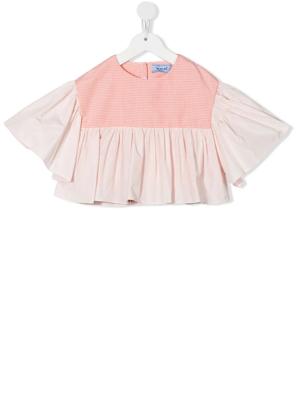 

Mi Mi Sol flared-hem blouse - Pink