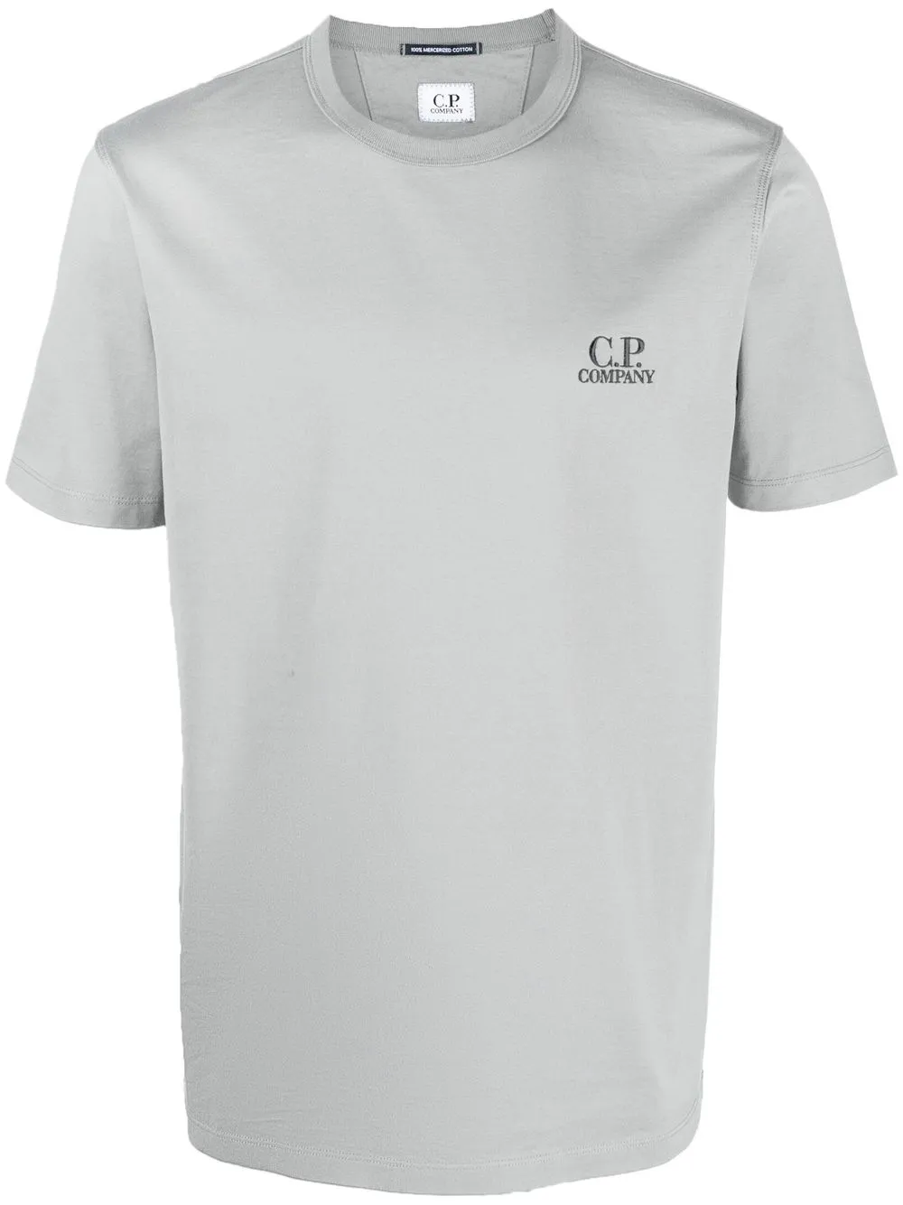 

C.P. Company playera con logo estampado - Gris