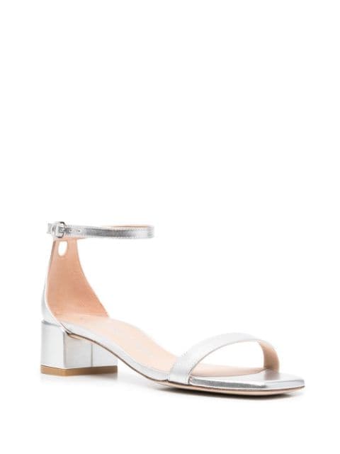 NudistJune metallic sandals