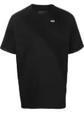 HELIOT EMIL panelled short-sleeved T-shirt - Black