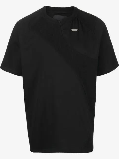 HELIOT EMIL panelled short-sleeved T-shirt