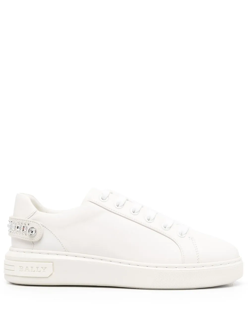 

Bally tenis bajos con detalle - Blanco