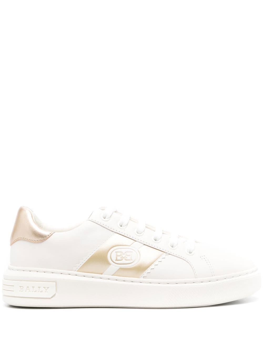 

Bally tenis bajos con logo - Blanco