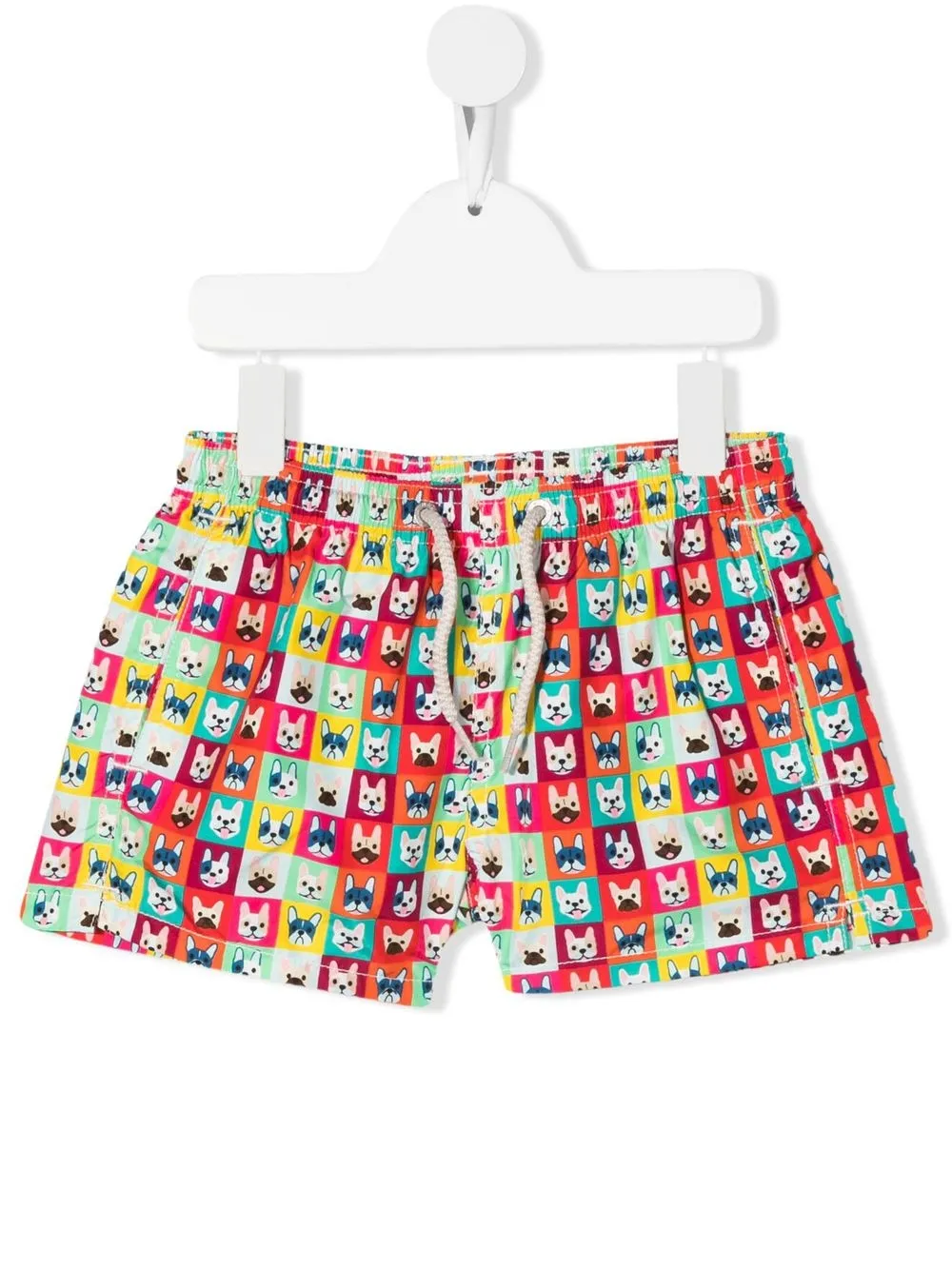 

MC2 Saint Barth Kids shorts de playa con estampado gráfico - Rosado