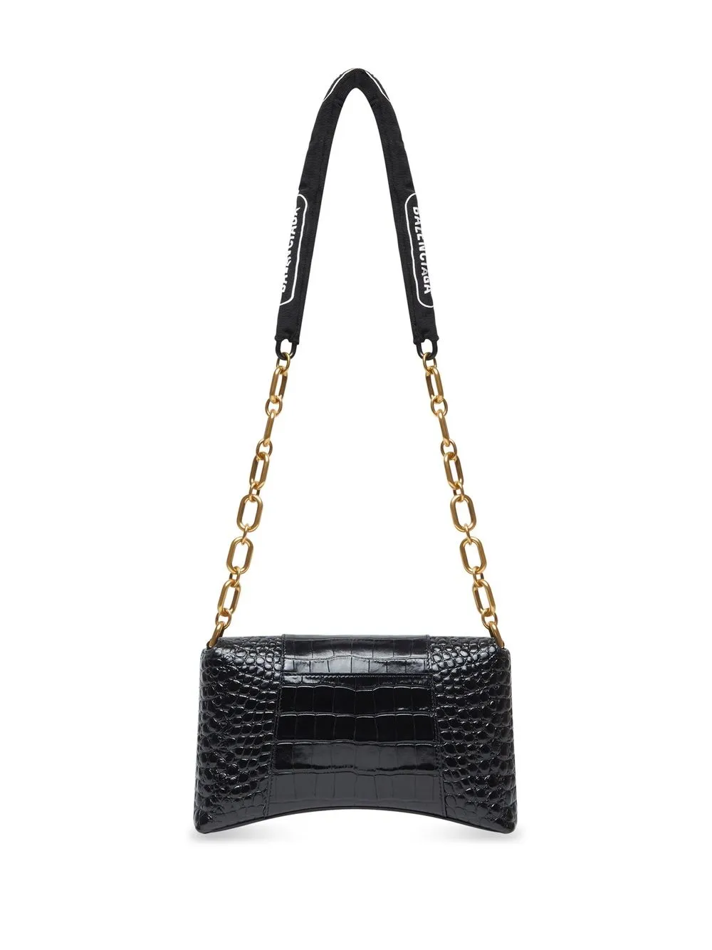 Downtown medium shoulder bag crocodile embossed