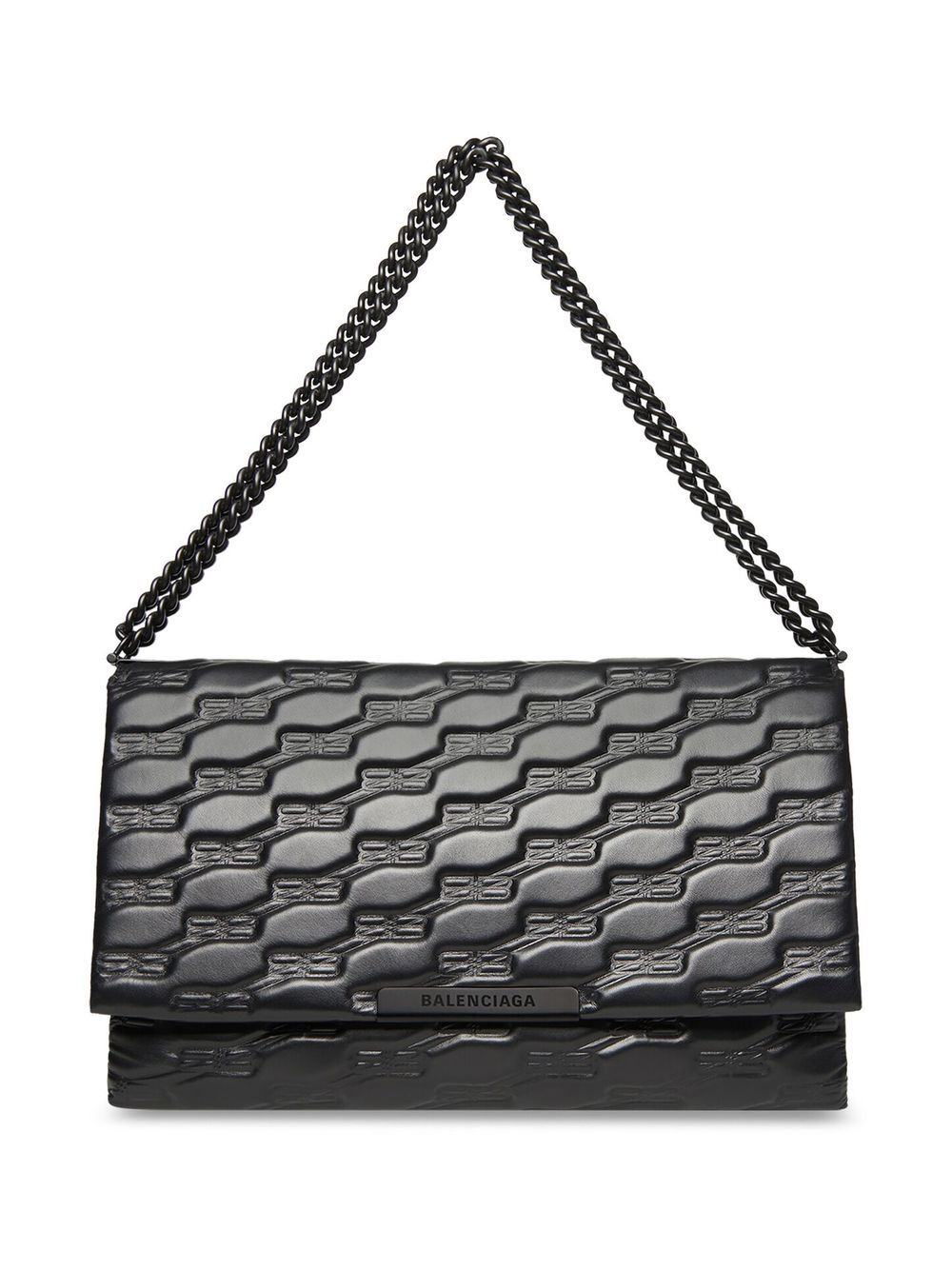 Balenciaga Bb Quilted Crossbody Bag in Black