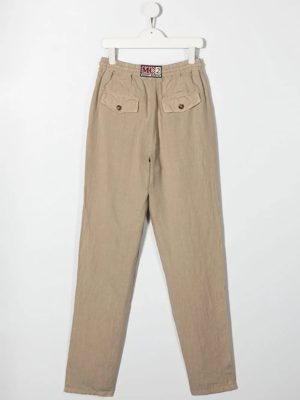 MC2 Saint Barth Kids Broek met trekkoord - Beige