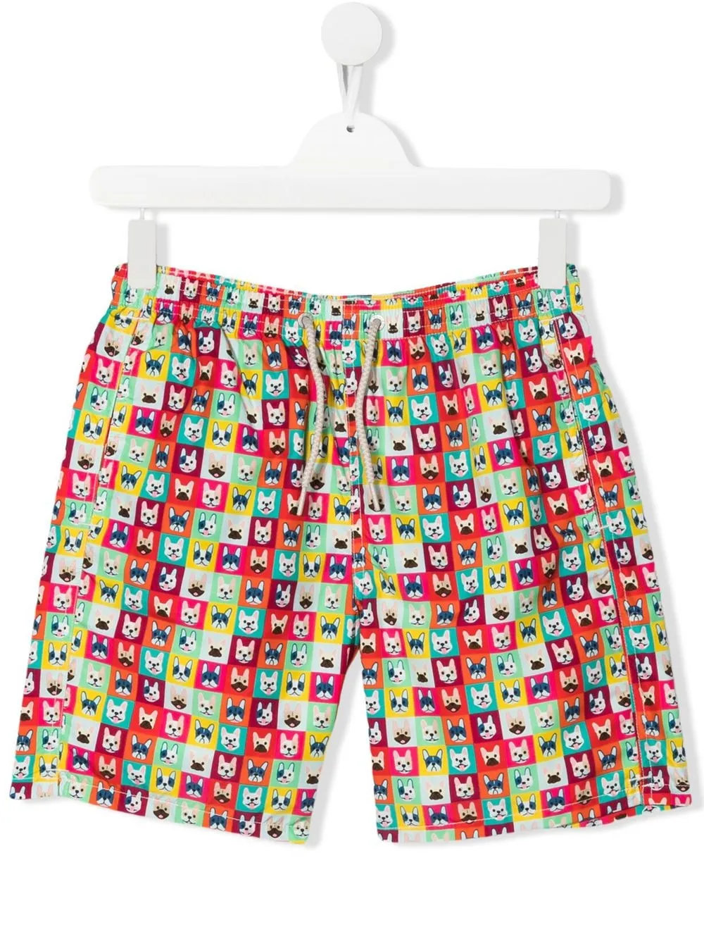 

MC2 Saint Barth Kids traje de baño con estampado gráfico - Rojo