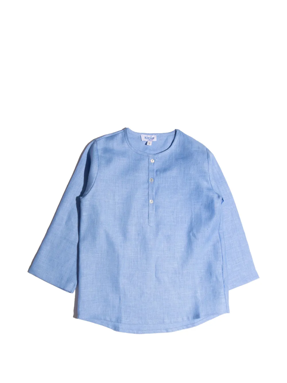 Siola button-fastening long-sleeve shirt - Blau