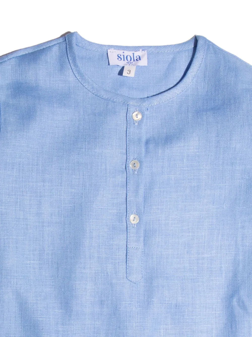 Siola Shirt met lange mouwen en knoopsluiting Blauw