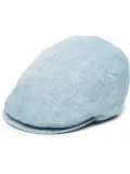 Borsalino linen flat cap - Blue
