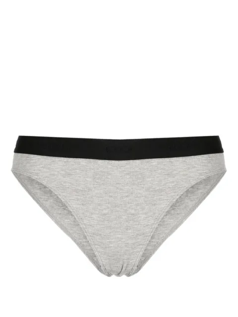 Natasha Zinko embroidered-motif cotton briefs