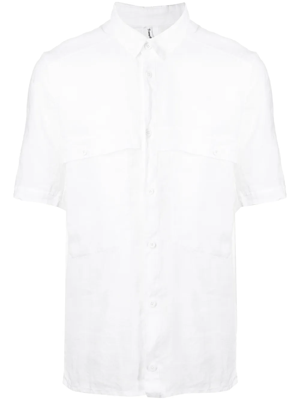 

Transit short-sleeved linen shirt - White