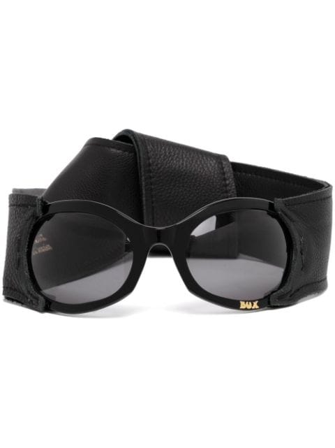 Natasha Zinko self-tie goggle sunglasses