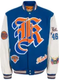 Jeff Hamilton x New York Knicks bomber jacket - White