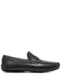 Ferragamo slip-on leather loafers - Black