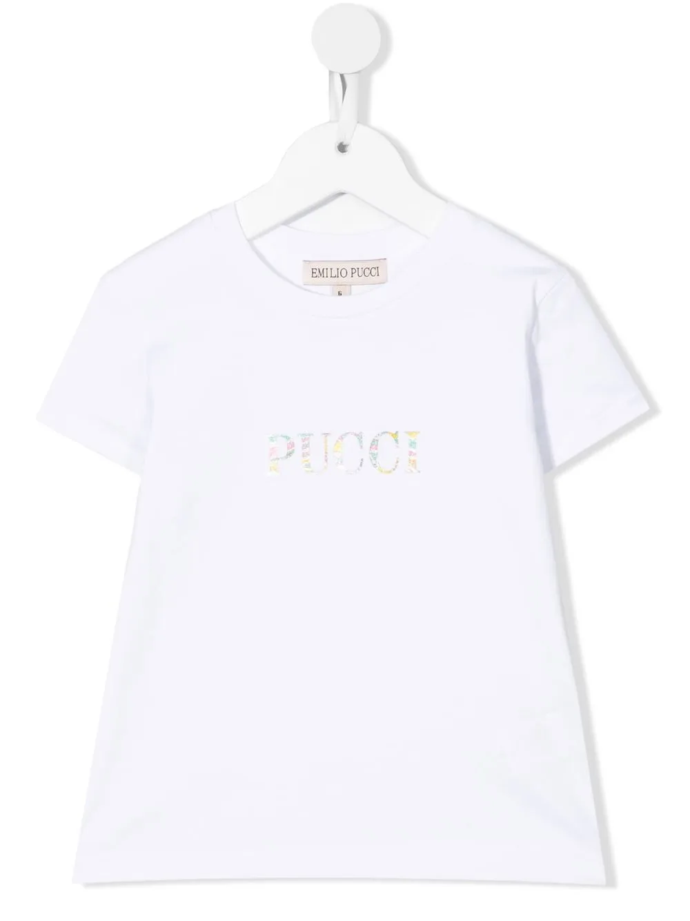 

PUCCI Junior logo-print cotton T-shirt - White