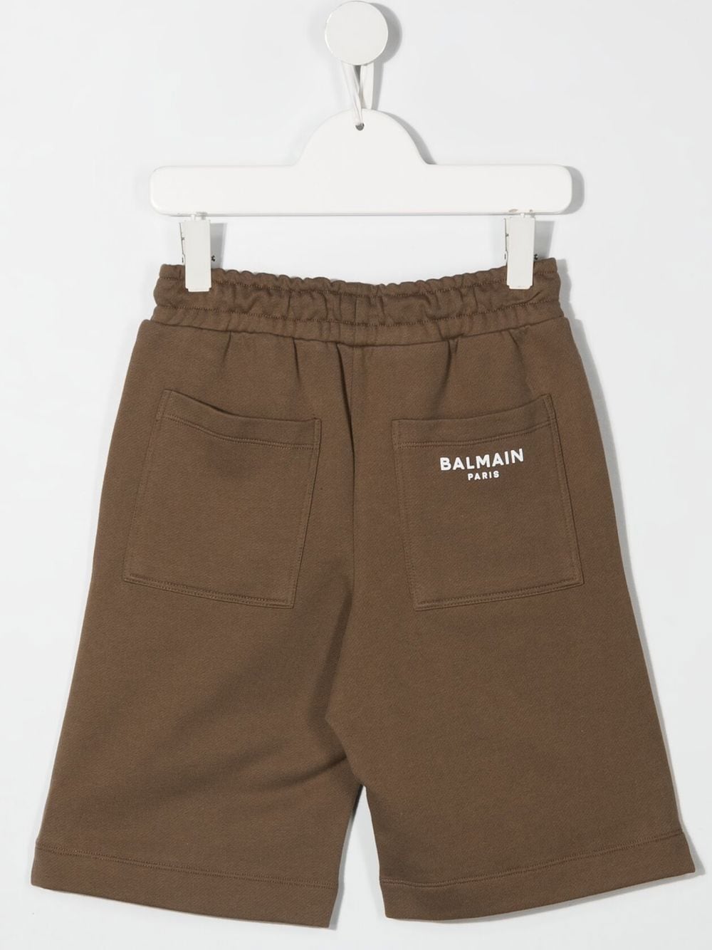Image 2 of Balmain Kids shorts deportivos con logo estampado