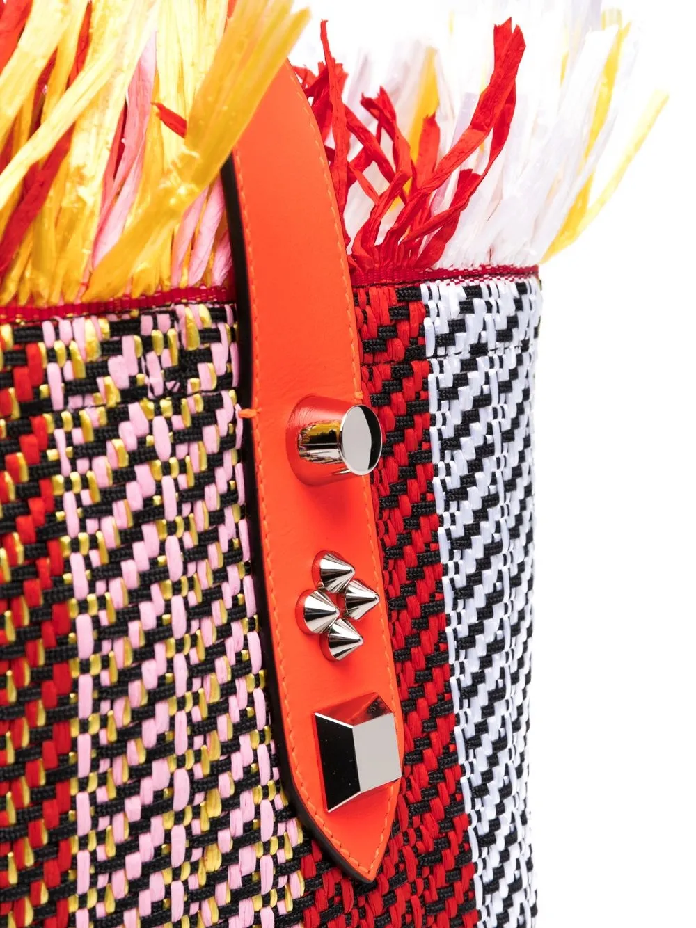 Christian Louboutin Small Frangibus Basket Bag Orange FARFETCH