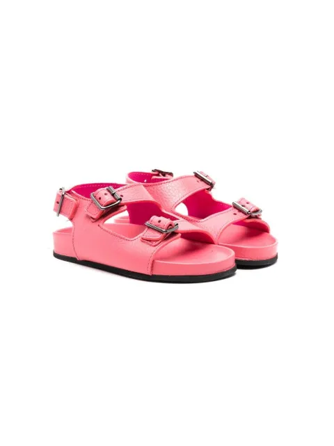 Gallucci Kids Sandália de couro com fivela dupla