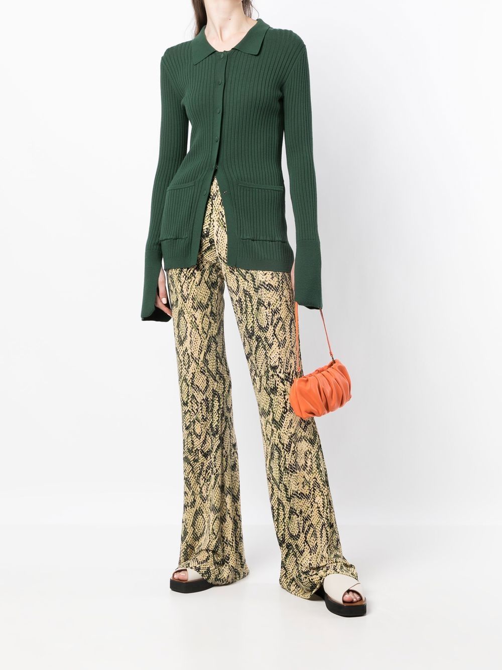 DVF Diane von Furstenberg Flared broek - Bruin