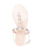 Stuart Weitzman crystal-embellished flat sandals