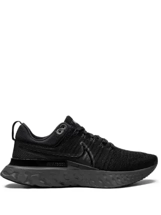 All black nike react best sale