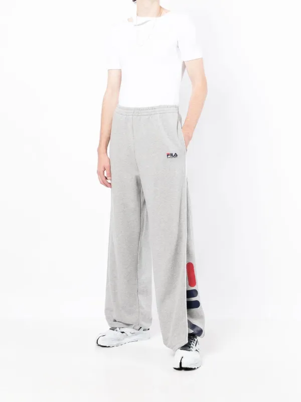 Y/Project logo-print wide-leg track 