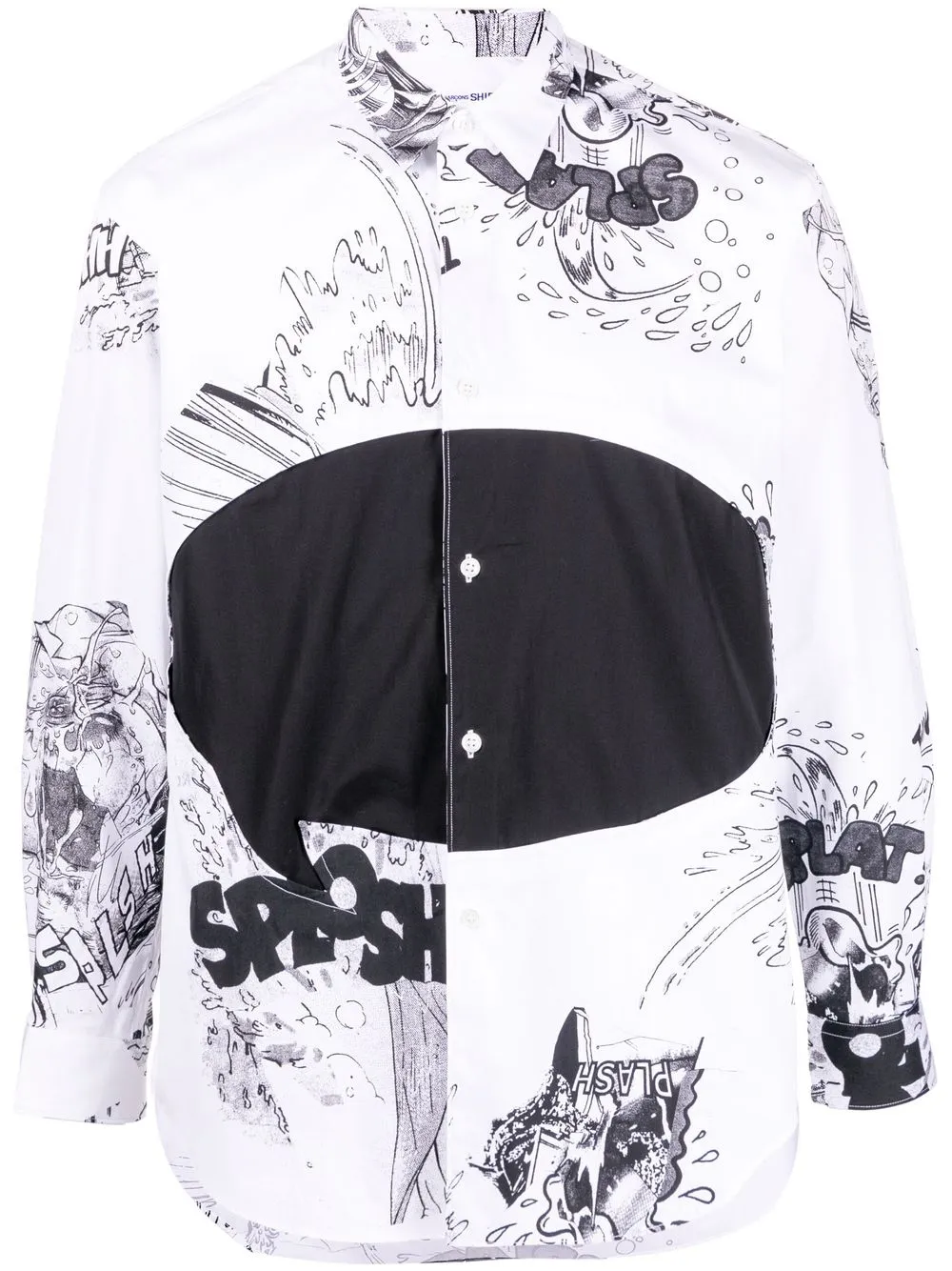 

Comme Des Garçons Shirt playera estampada de COMME DES GARÇONS SHIRT x Christian Marclay - Blanco