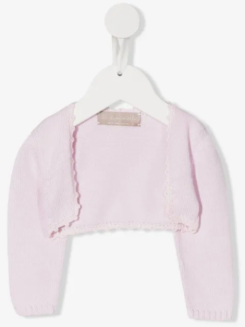 La Stupenderia organic cotton cropped cardigan