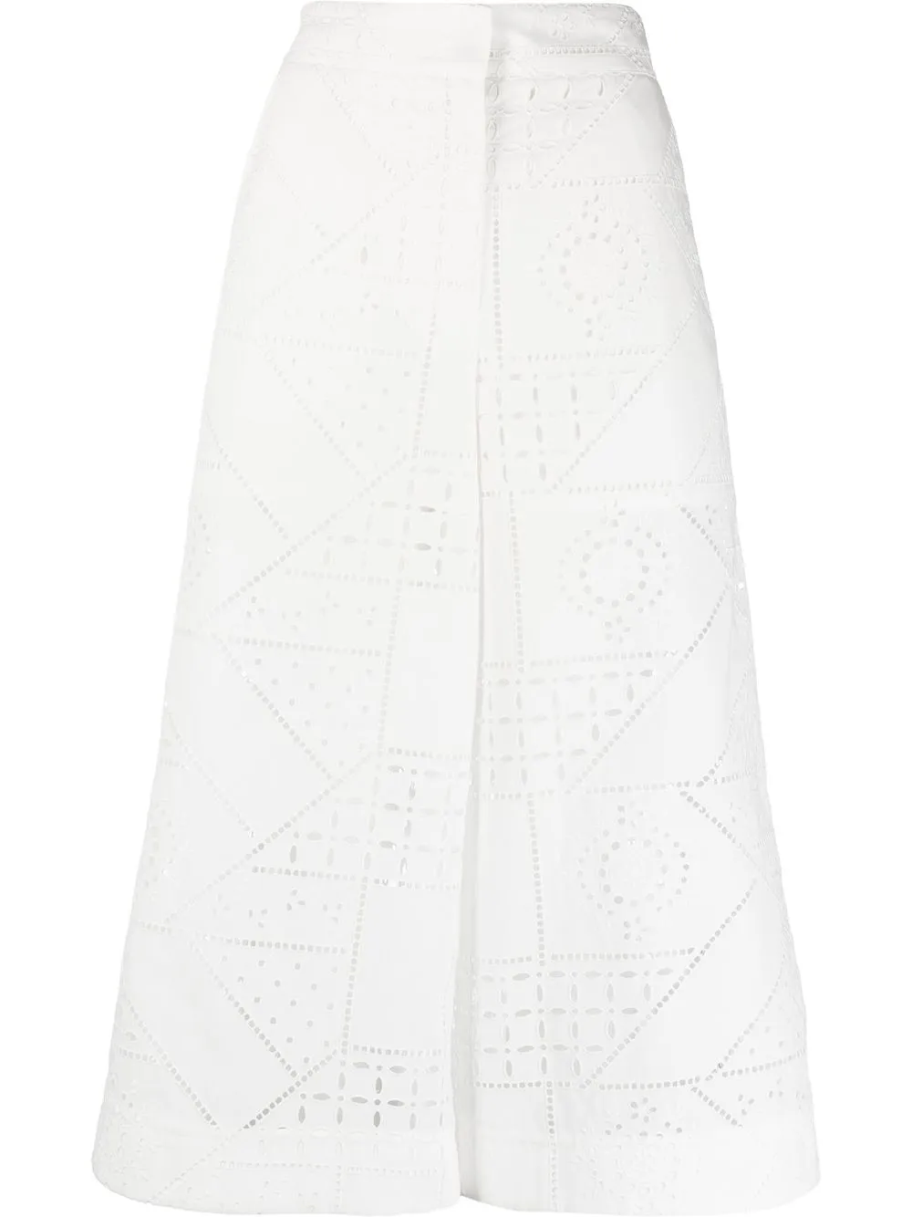 

MSGM culottes bordados - Blanco