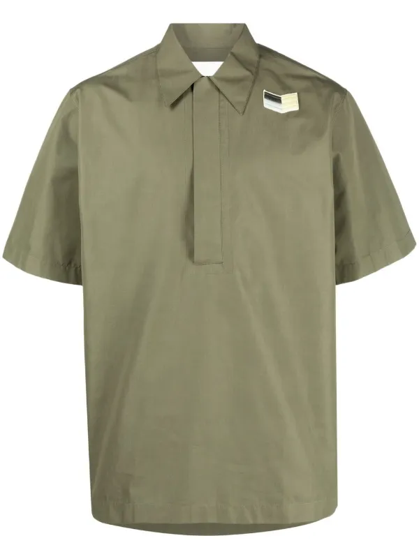 Jil Sander logo-patch short-sleeve 