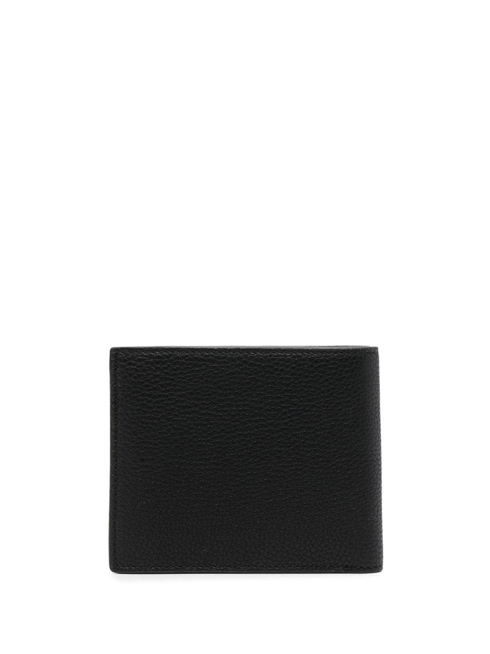 Tom Ford Engraved-logo Bi-fold Wallet In Black | ModeSens