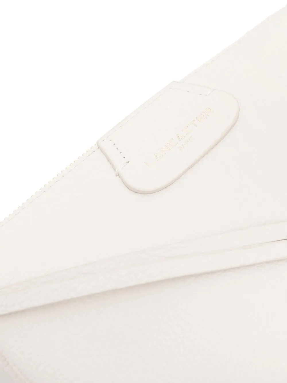 Lancaster Schoudertas met logopatch Beige