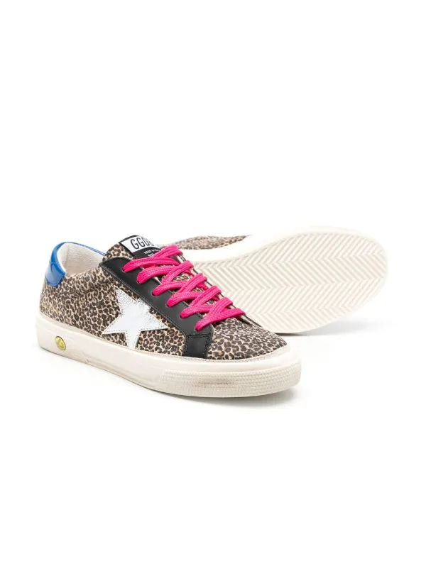 Toddler/kids outlet US 12 UK 29 Superstar Leopard Embellished Sneakers $315