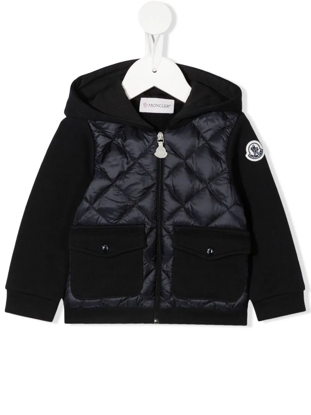 

Moncler Enfant chamarra capitonada con cierre - Azul