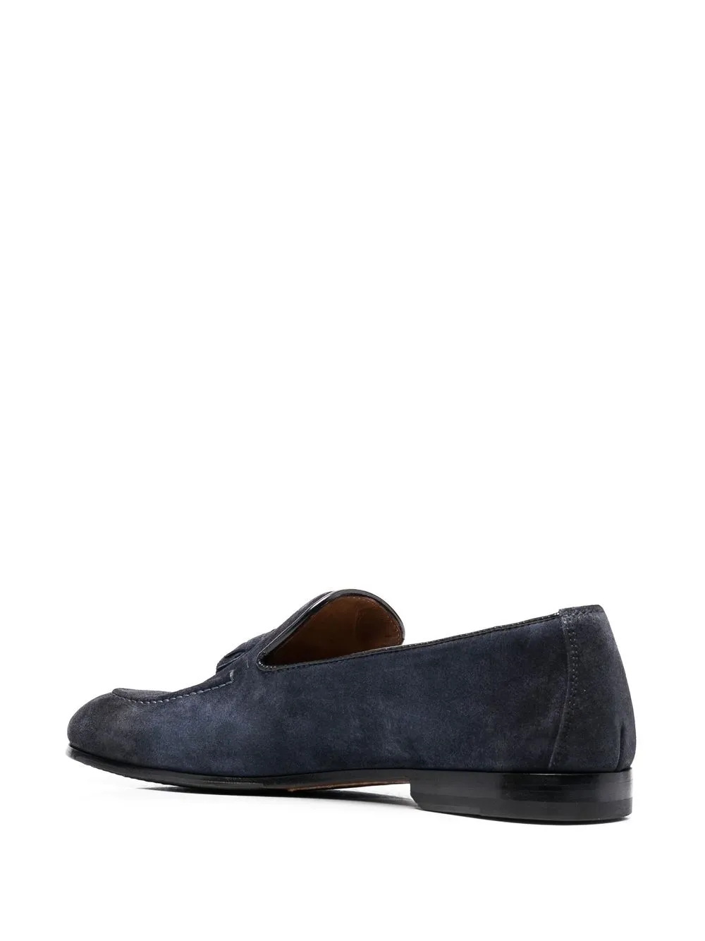  Doucal's Loafer Aus Wildleder Mit Quasten   Blau 