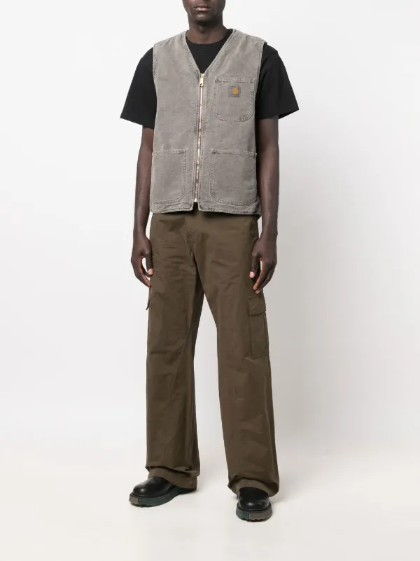 Carhartt WIP patch-pockets zip-up Denim 