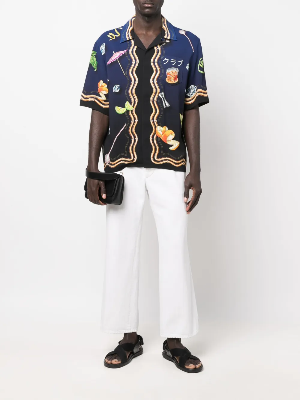 Image 2 of Casablanca Casa Club Nuit printed shirt