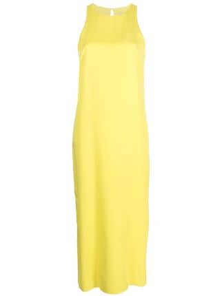 Calvin Klein Sleeveless Shift Maxi Dress - Farfetch