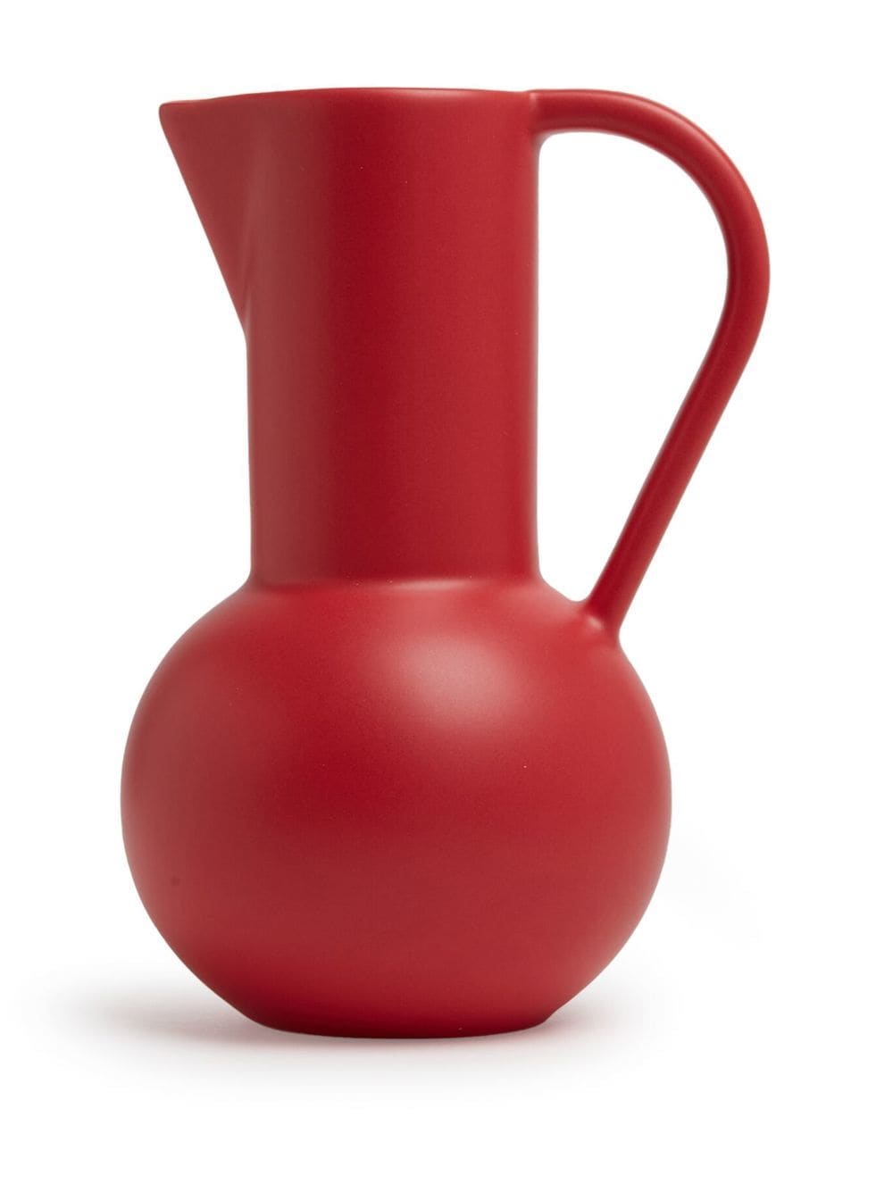 Shop Raawii Strøm Ceramic Jug In Red