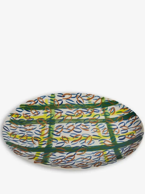 Serax Japanese Kimonos oval plate