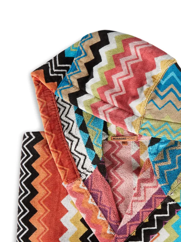 Missoni Home zigzag-woven Hooded Bath Robe | Red | FARFETCH Missoni Home zigzag-woven Hooded Bath Robe | Red | FARFETCH