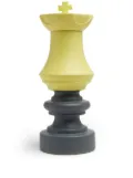 Nuove Forme Chess King decorative piece - Grey