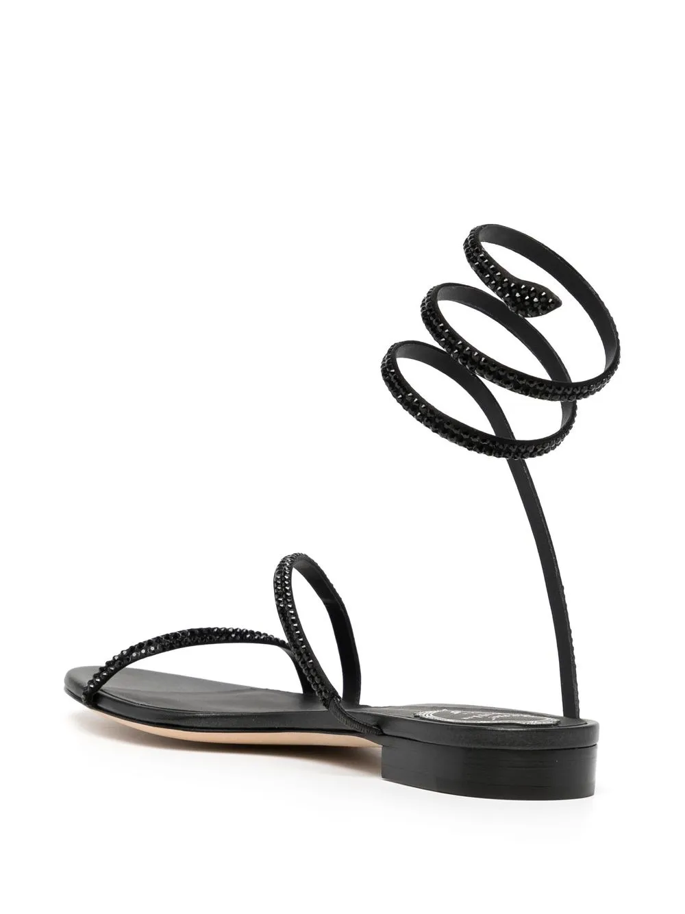 RenÃ© Caovilla Cleo crystal-embellished Flat Sandals - Farfetch